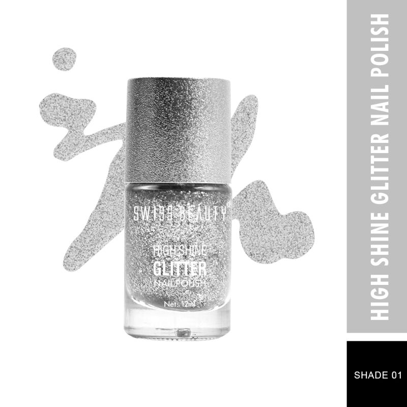 Swiss Beauty Glitter Nail Polish | Drool and make 'em drool over the glitter  on your nails! Ritika Sinha . . Shop now: https://www.nykaa.com/brands/swiss -beauty/c/8335 . . #SwissBeauty... | By Swiss BeautyFacebook