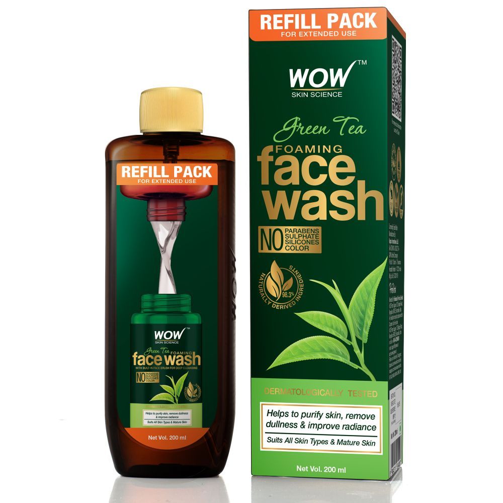 wow-green-tea-foaming-face-wash-refill-pack-uk-cosmetics